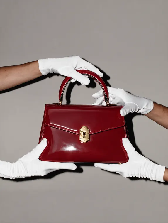 Bag campaign: Vaudran Lot 27, four gloved hands
