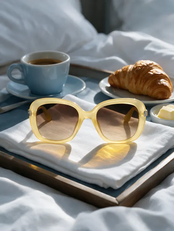 Bag and accessories product photography: Molle Colazione, breakfast in bed
