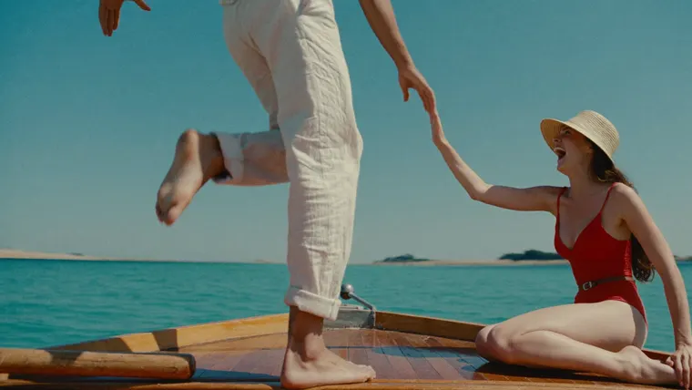 Fashion film Late Checkout, scene 2: the jump