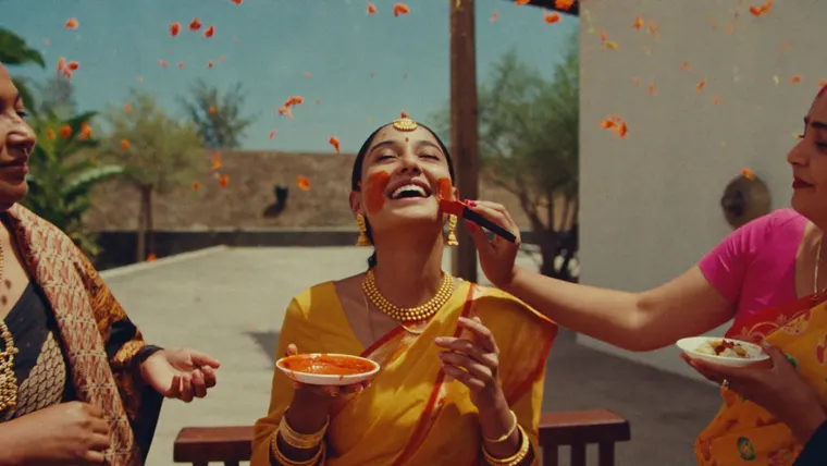 Fashion film Shaadi Season, scene 1: haldi splash