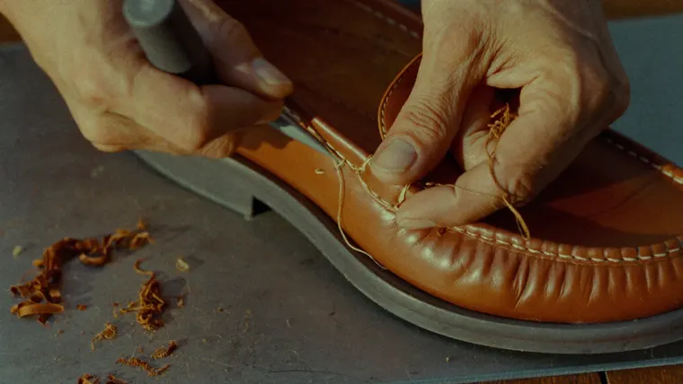 Shoe commercial The Cobbler, scene 2: stitching the welt