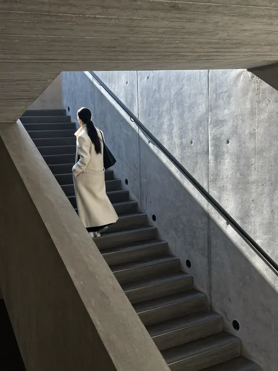 Lifestyle property shoot: architecture, shadow and stairs