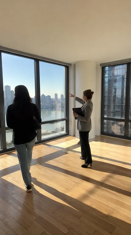 Property tour reel: house hunting, empty flat walkthrough