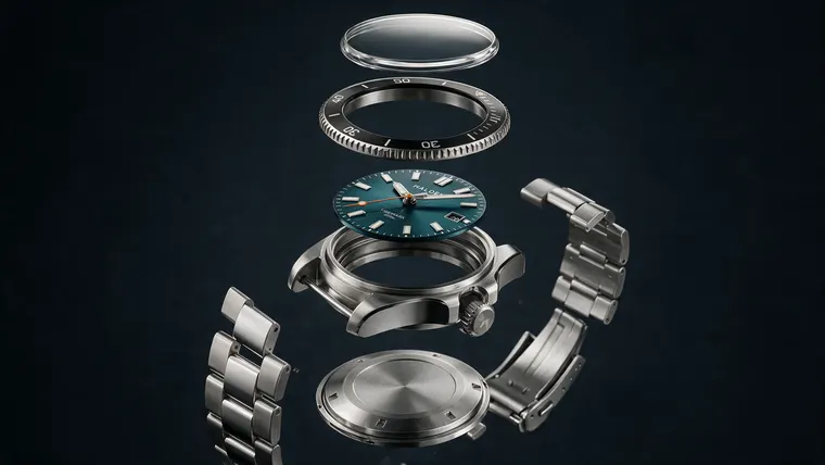 Watch CGI: Halden Tidemark, exploded view