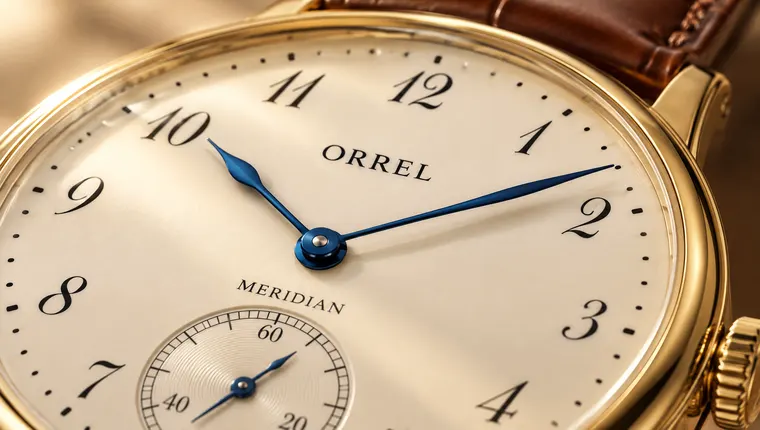 Watch CGI: Orrel Meridian, enamel dial macro
